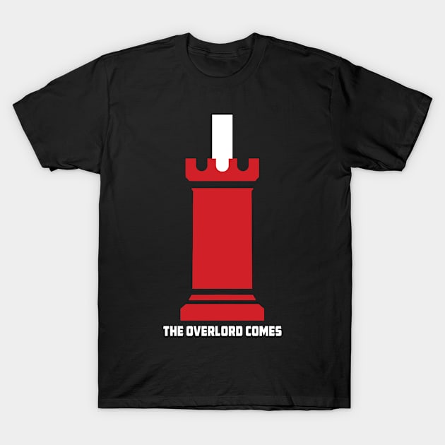 The Overlord Comes - Red T-Shirt by PunTee